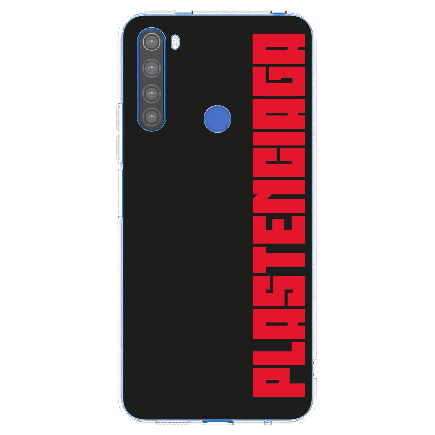 Picasee silikonowe przeźroczyste etui na Xiaomi Redmi Note 8T - Plastenciaga