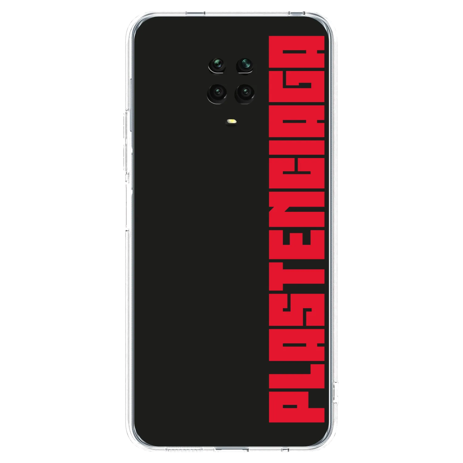 Picasee silikonowe przeźroczyste etui na Xiaomi Redmi Note 9 Pro - Plastenciaga