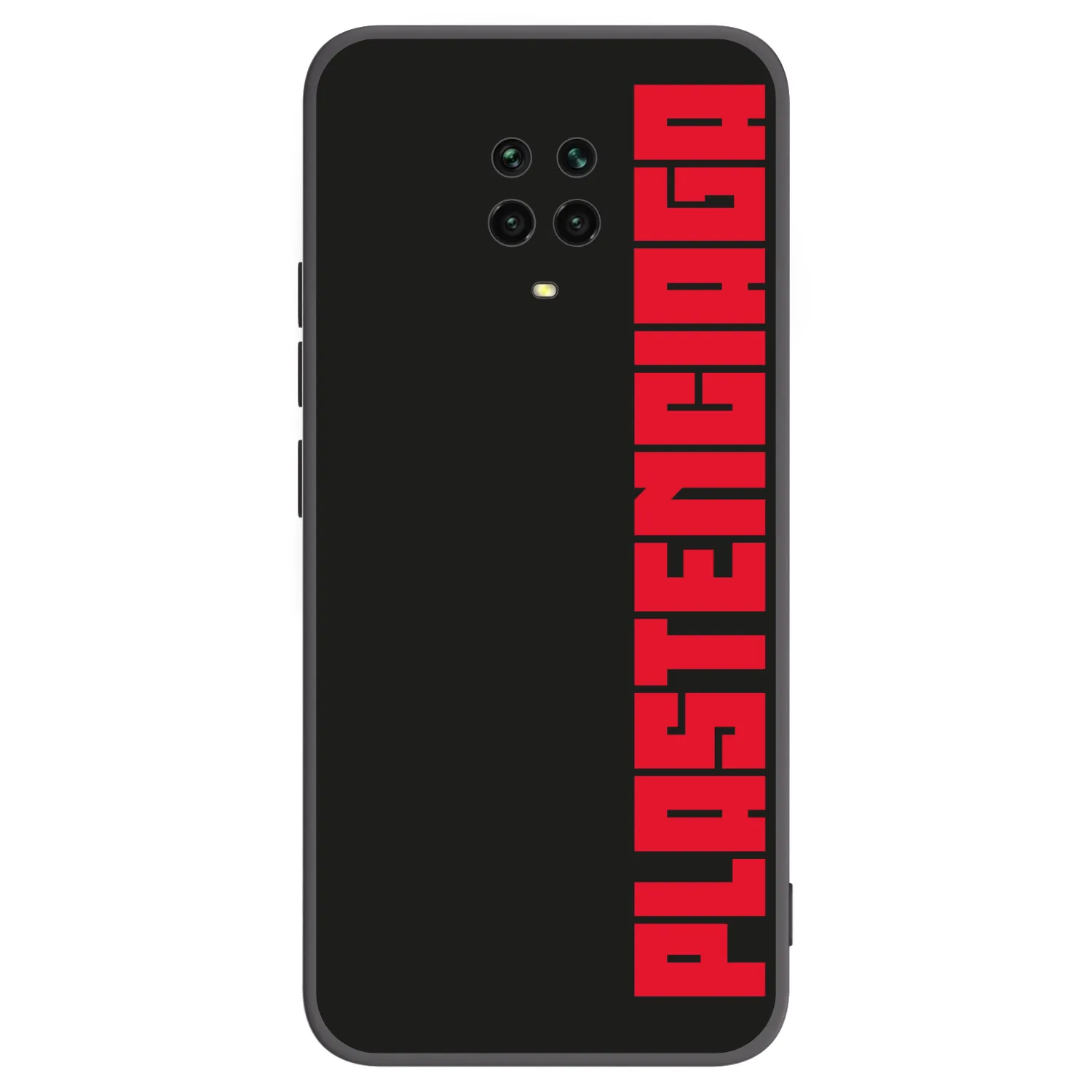 Picasee silikonowe czarne etui na Xiaomi Redmi Note 9 Pro - Plastenciaga