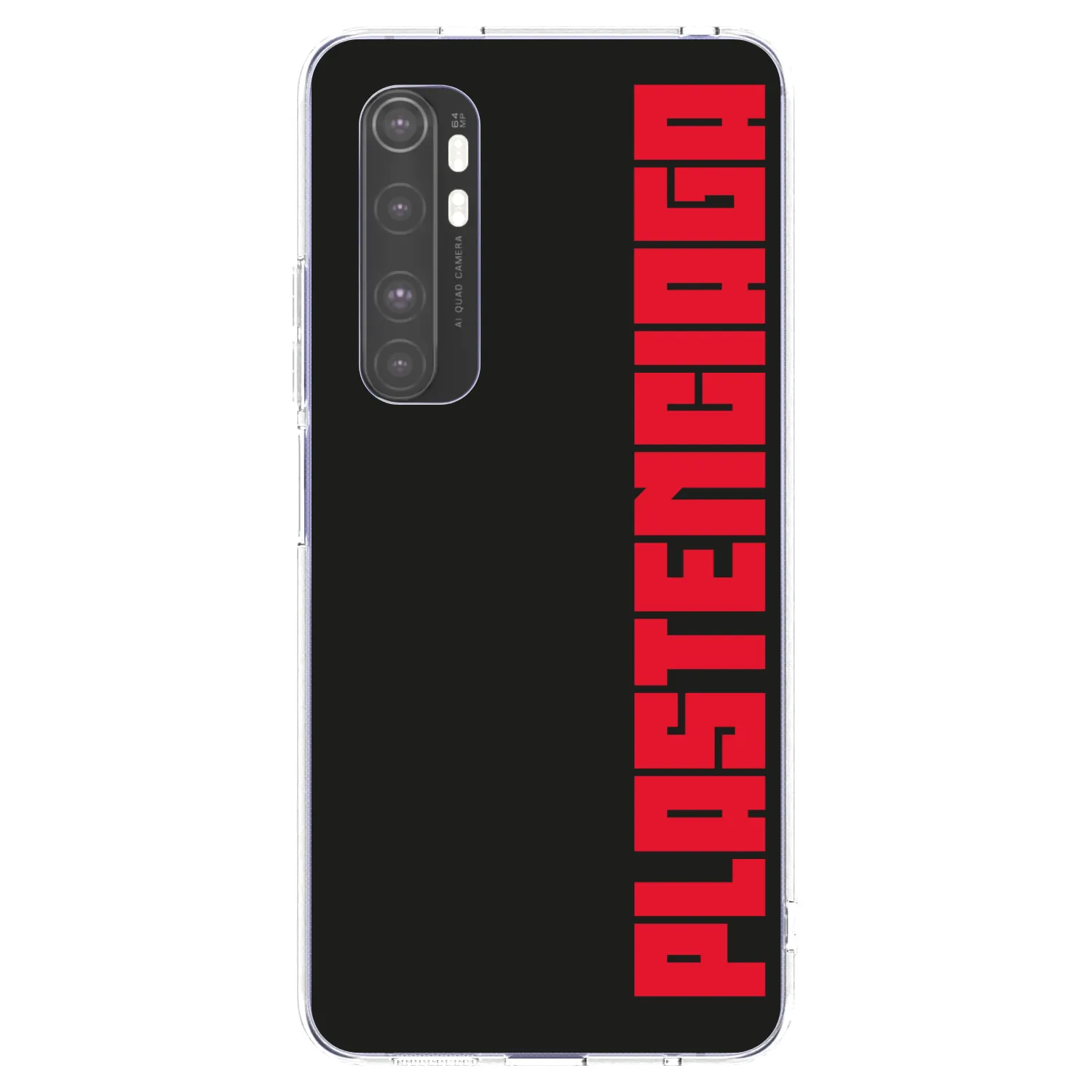Picasee silikonowe przeźroczyste etui na Xiaomi Mi Note 10 Lite - Plastenciaga