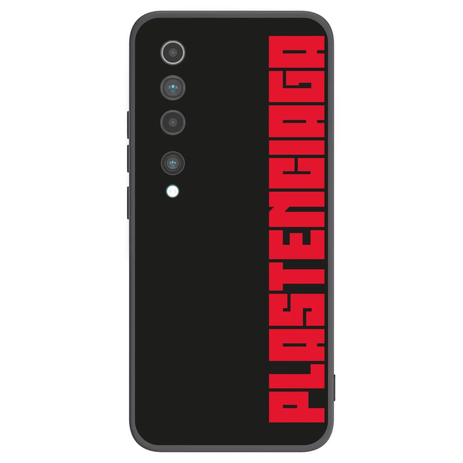 Picasee silikonowe czarne etui na Xiaomi Mi 10 - Plastenciaga