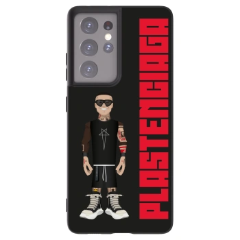 Picasee silikonowe czarne etui na Samsung Galaxy S21 Ultra 5G G998B - Tomáš Rajchl