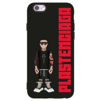 Picasee silikonowe czarne etui na Apple iPhone 6/6S - Tomáš Rajchl