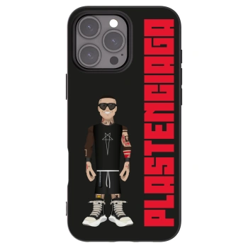 Picasee silikonowe czarne etui na Apple iPhone 16 Pro Max - Tomáš Rajchl