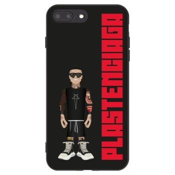 Picasee silikonowe czarne etui na Apple iPhone 8 Plus - Tomáš Rajchl