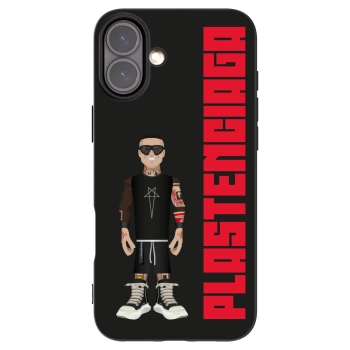 Picasee silikonowe czarne etui na Apple iPhone 16 Plus - Tomáš Rajchl