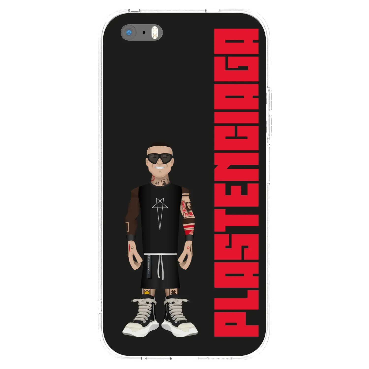 Picasee silikonowe przeźroczyste etui na Apple iPhone 5/5S/SE - Tomáš Rajchl