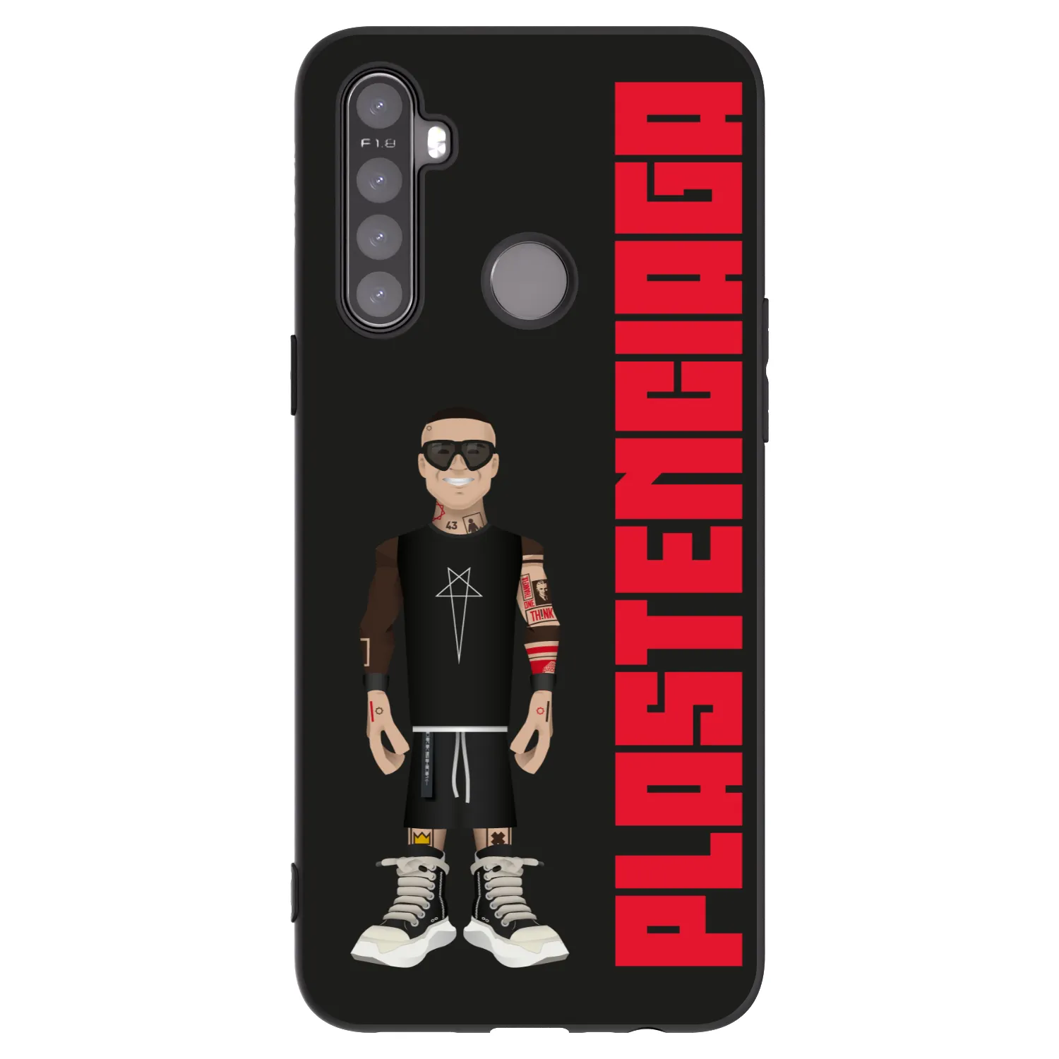 Picasee silikonowe czarne etui na Realme 5 - Tomáš Rajchl