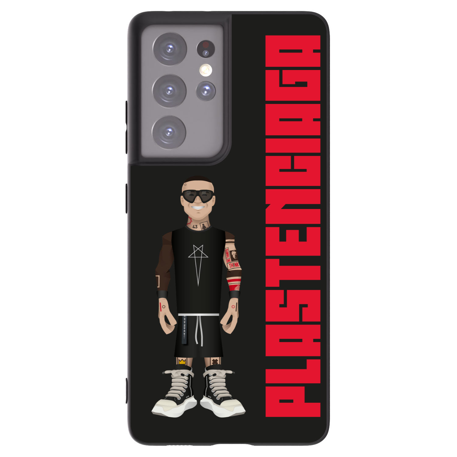 Picasee silikonowe czarne etui na Samsung Galaxy S21 Ultra 5G G998B - Tomáš Rajchl
