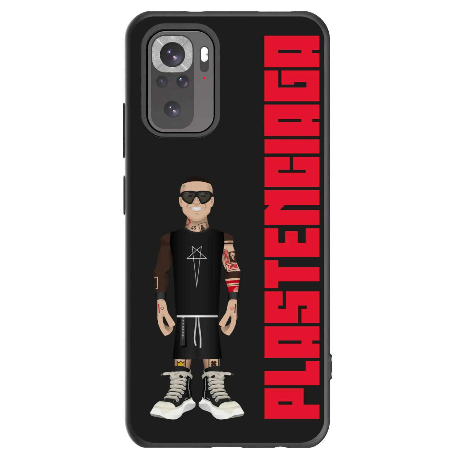 Picasee silikonowe czarne etui na Xiaomi Redmi Note 10 - Tomáš Rajchl