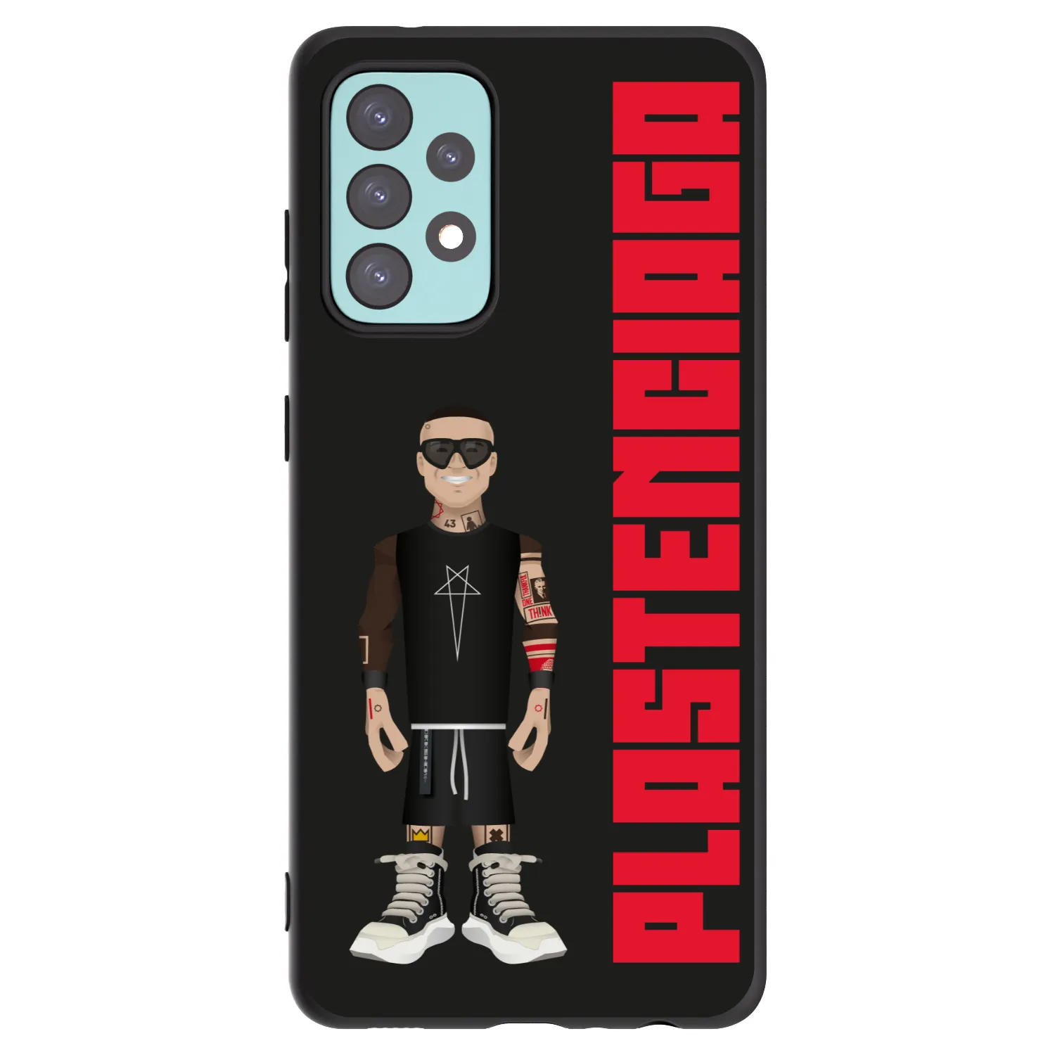 Picasee silikonowe czarne etui na Samsung Galaxy A72 A725F - Tomáš Rajchl