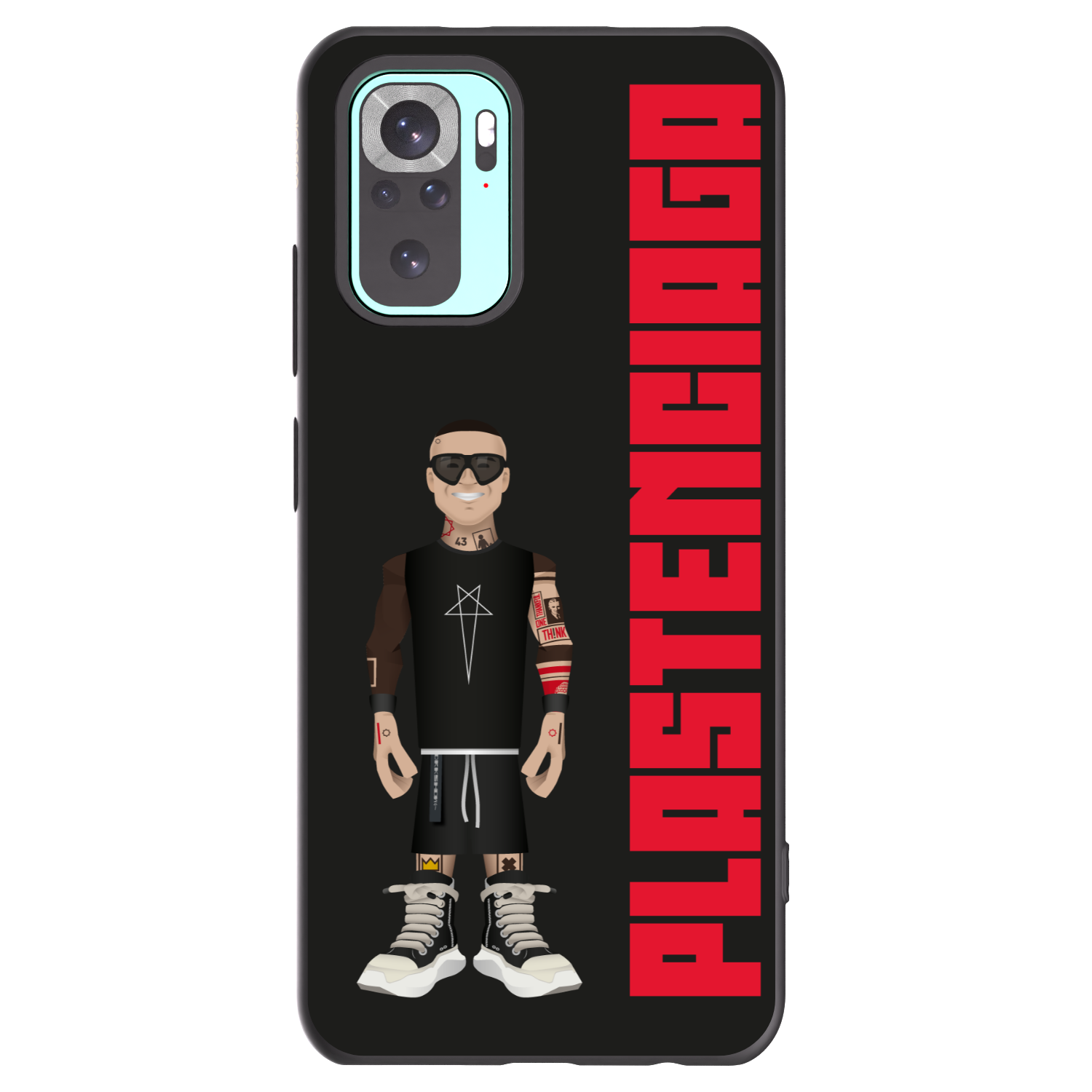 Picasee silikonowe czarne etui na Xiaomi Redmi Note 10 Pro - Tomáš Rajchl