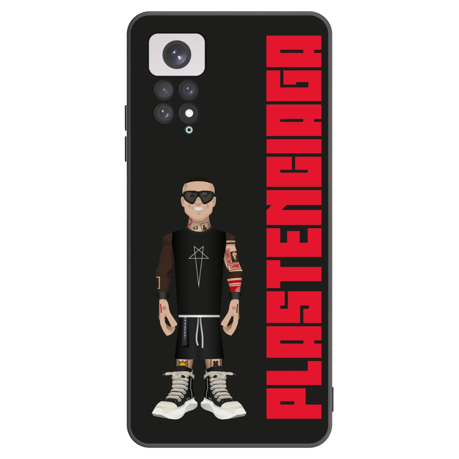 Picasee silikonowe czarne etui na Xiaomi Redmi Note 11 - Tomáš Rajchl