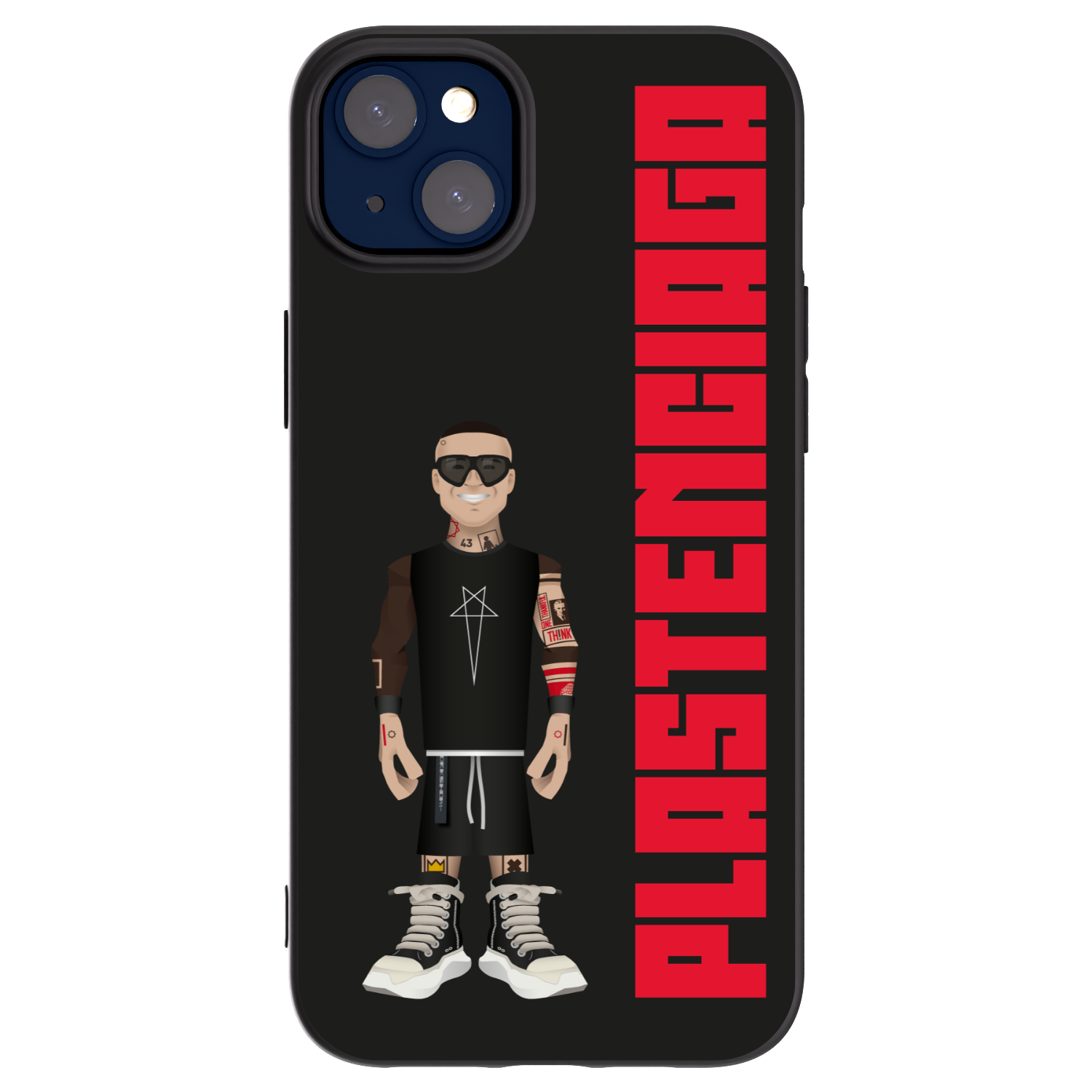 Picasee silikonowe czarne etui na Apple iPhone 14 Plus - Tomáš Rajchl