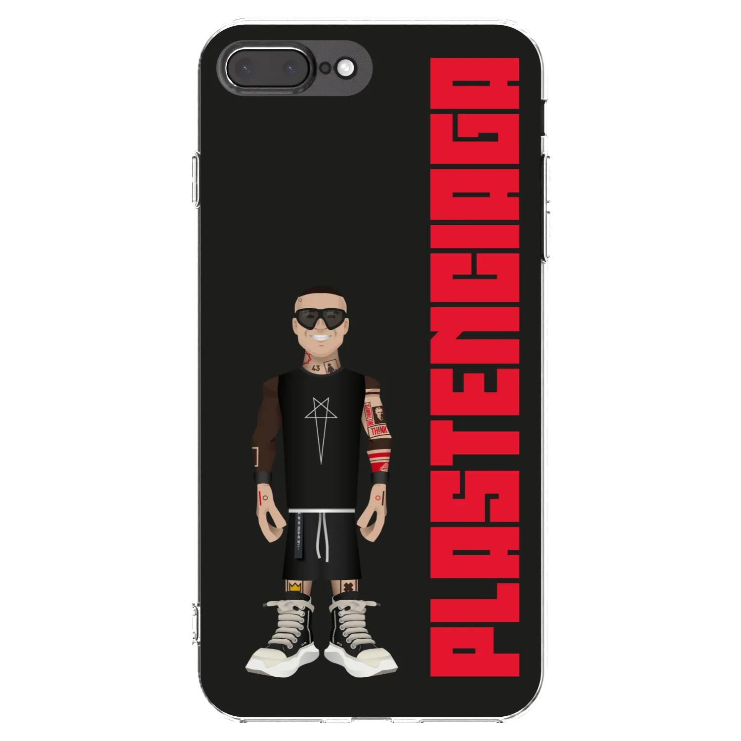 Picasee silikonowe przeźroczyste etui na Apple iPhone 8 Plus - Tomáš Rajchl