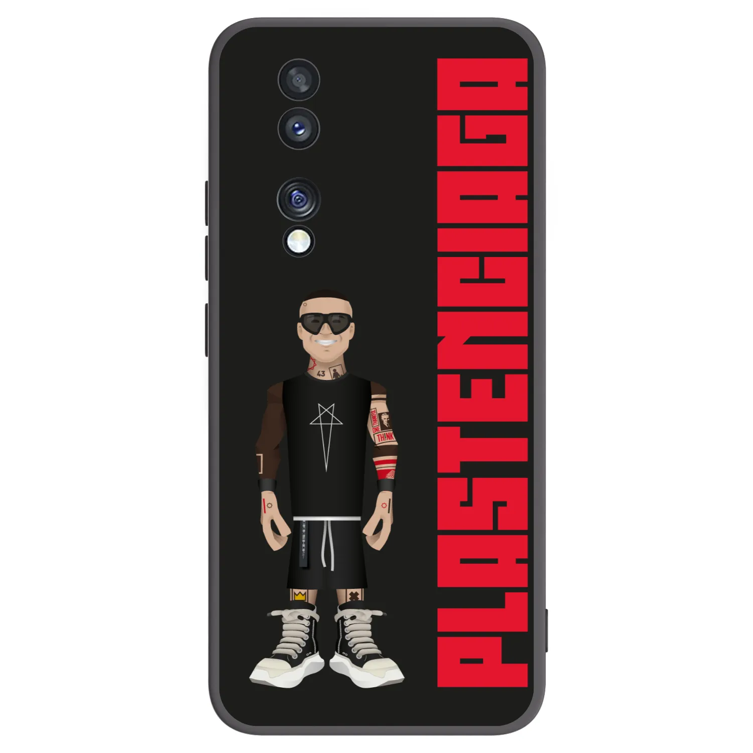 Picasee silikonowe czarne etui na Honor 70 - Tomáš Rajchl