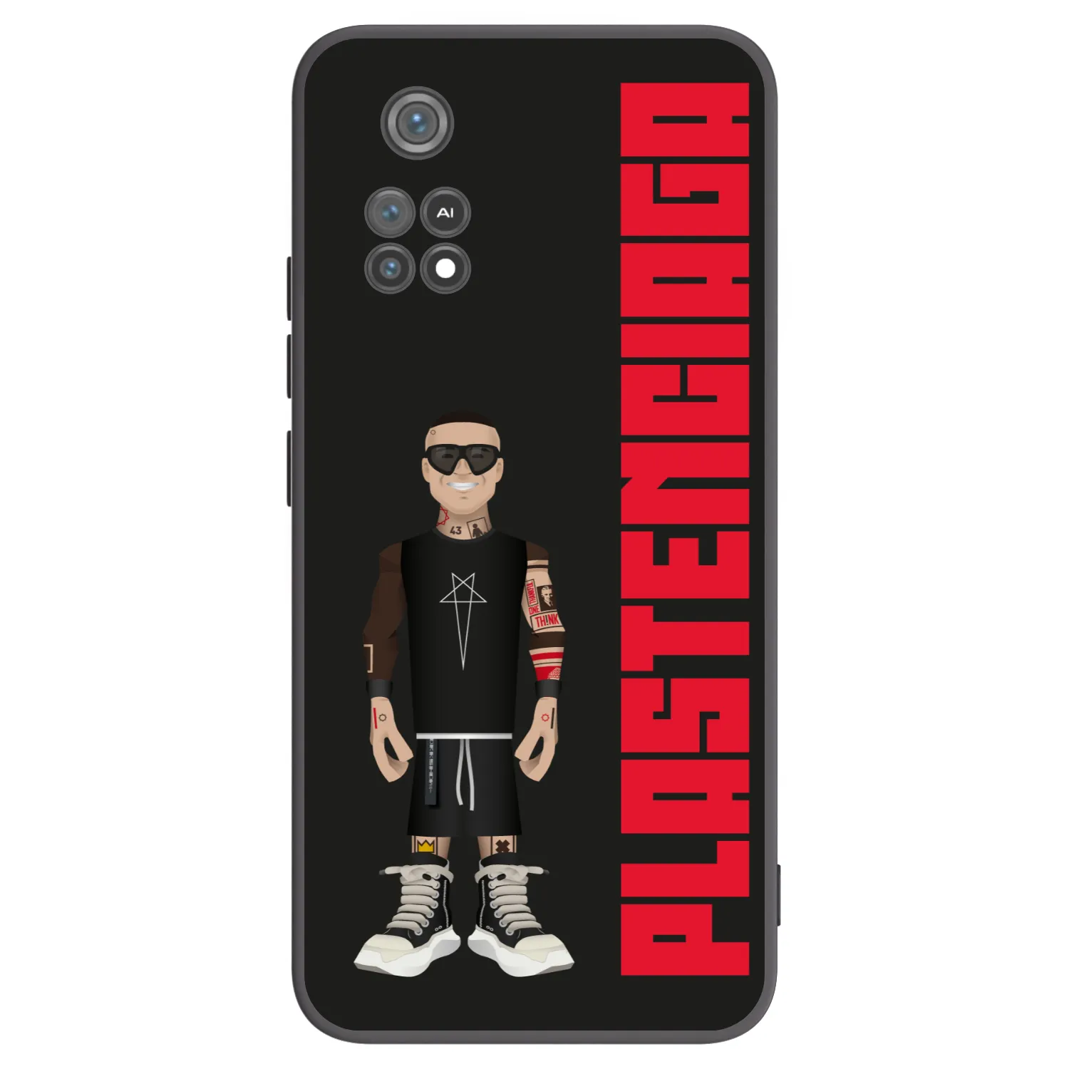 Picasee silikonowe czarne etui na Xiaomi Poco M4 Pro - Tomáš Rajchl