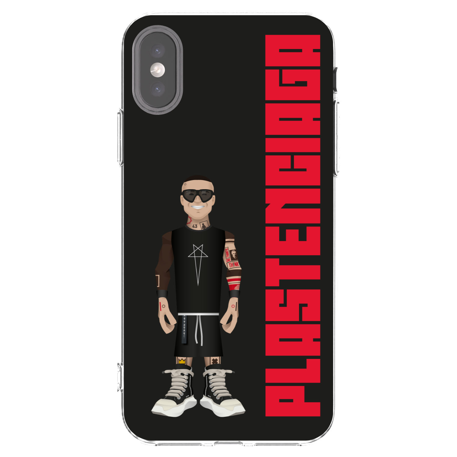 Picasee silikonowe przeźroczyste etui na Apple iPhone X/XS - Tomáš Rajchl