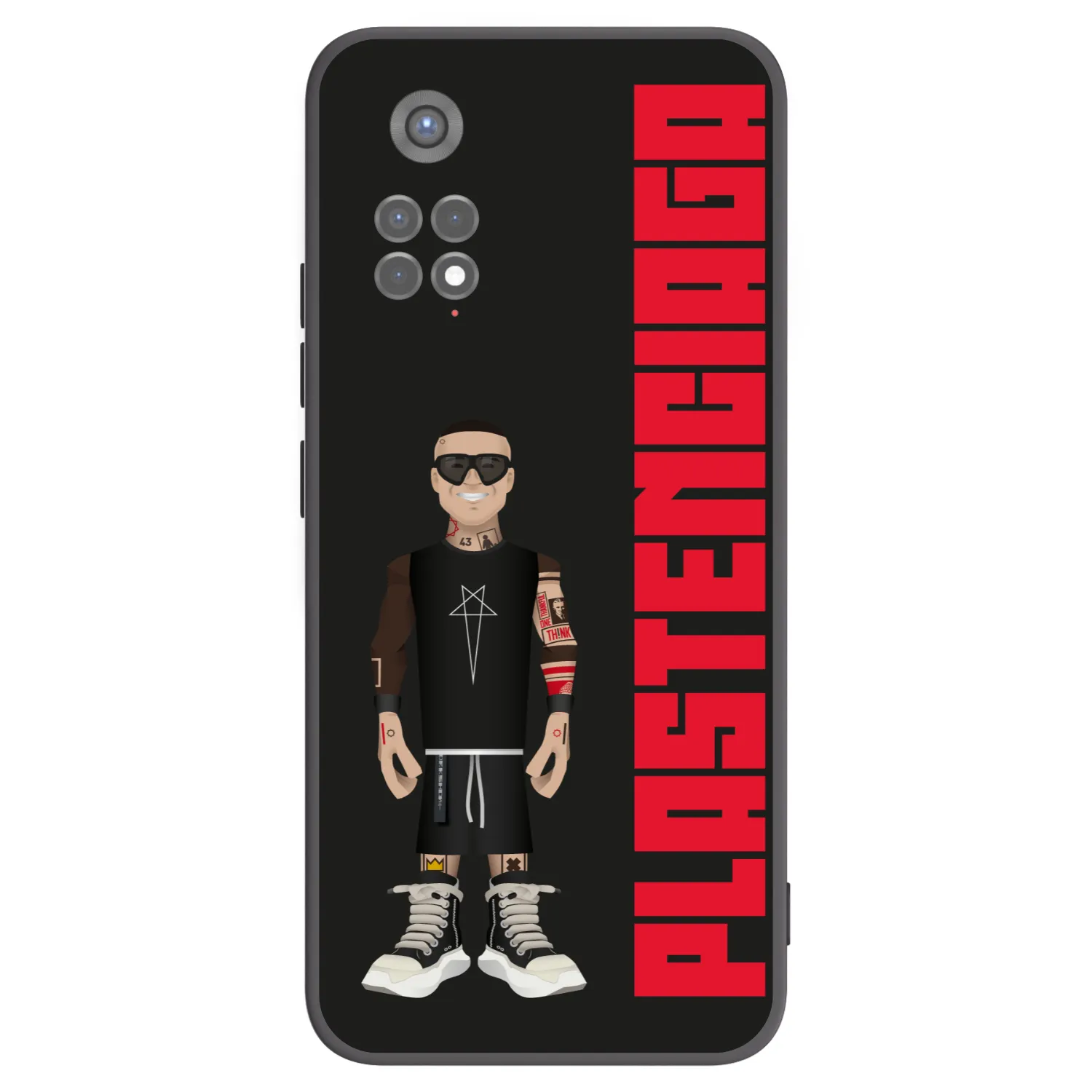 Picasee silikonowe czarne etui na Xiaomi Redmi Note 11S 5G - Tomáš Rajchl
