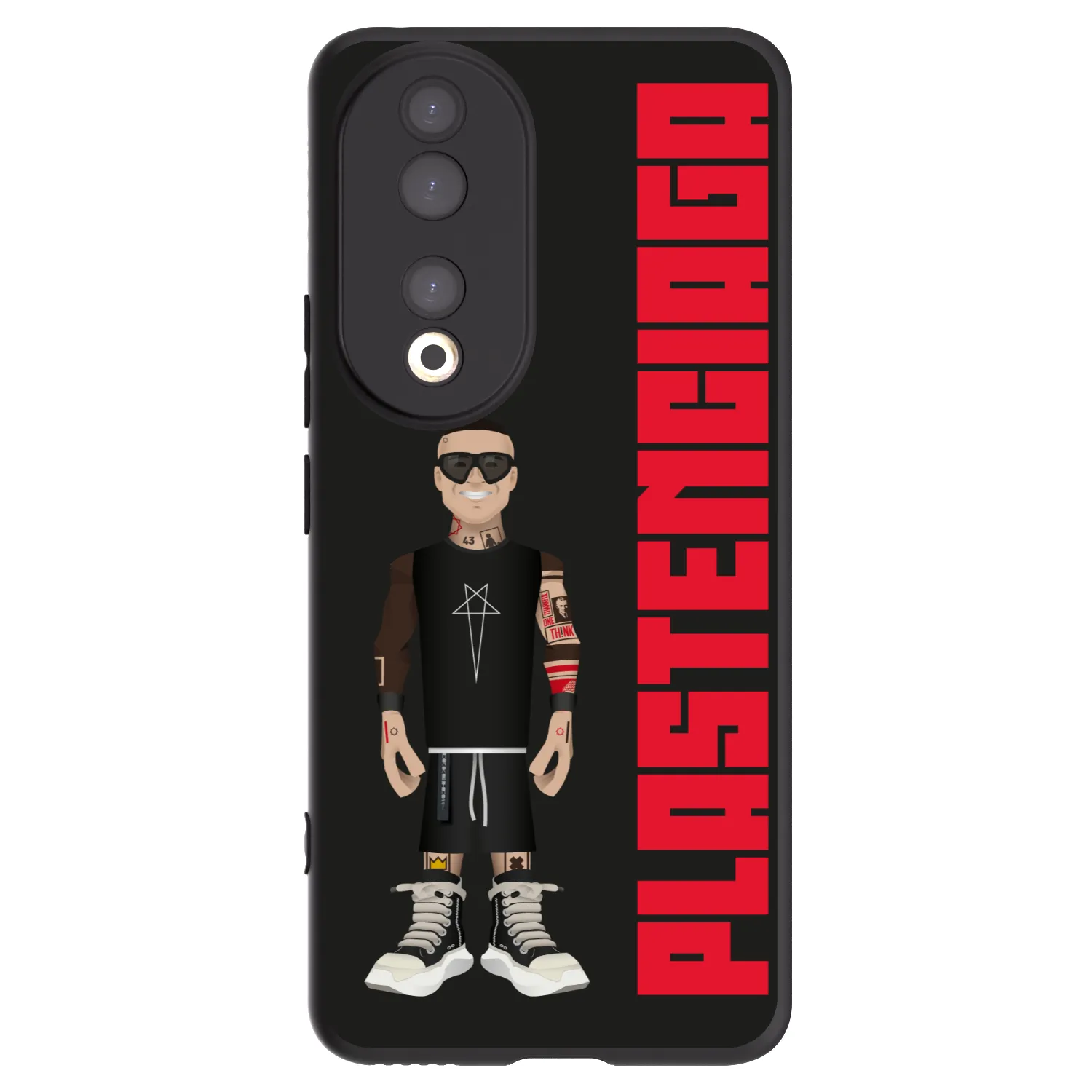 Picasee silikonowe czarne etui na Honor 90 5G - Tomáš Rajchl