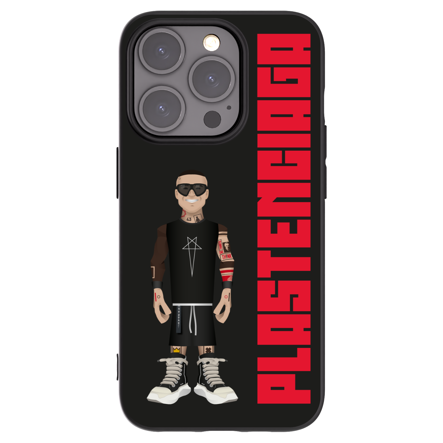 Picasee silikonowe czarne etui na Apple iPhone 15 Pro - Tomáš Rajchl