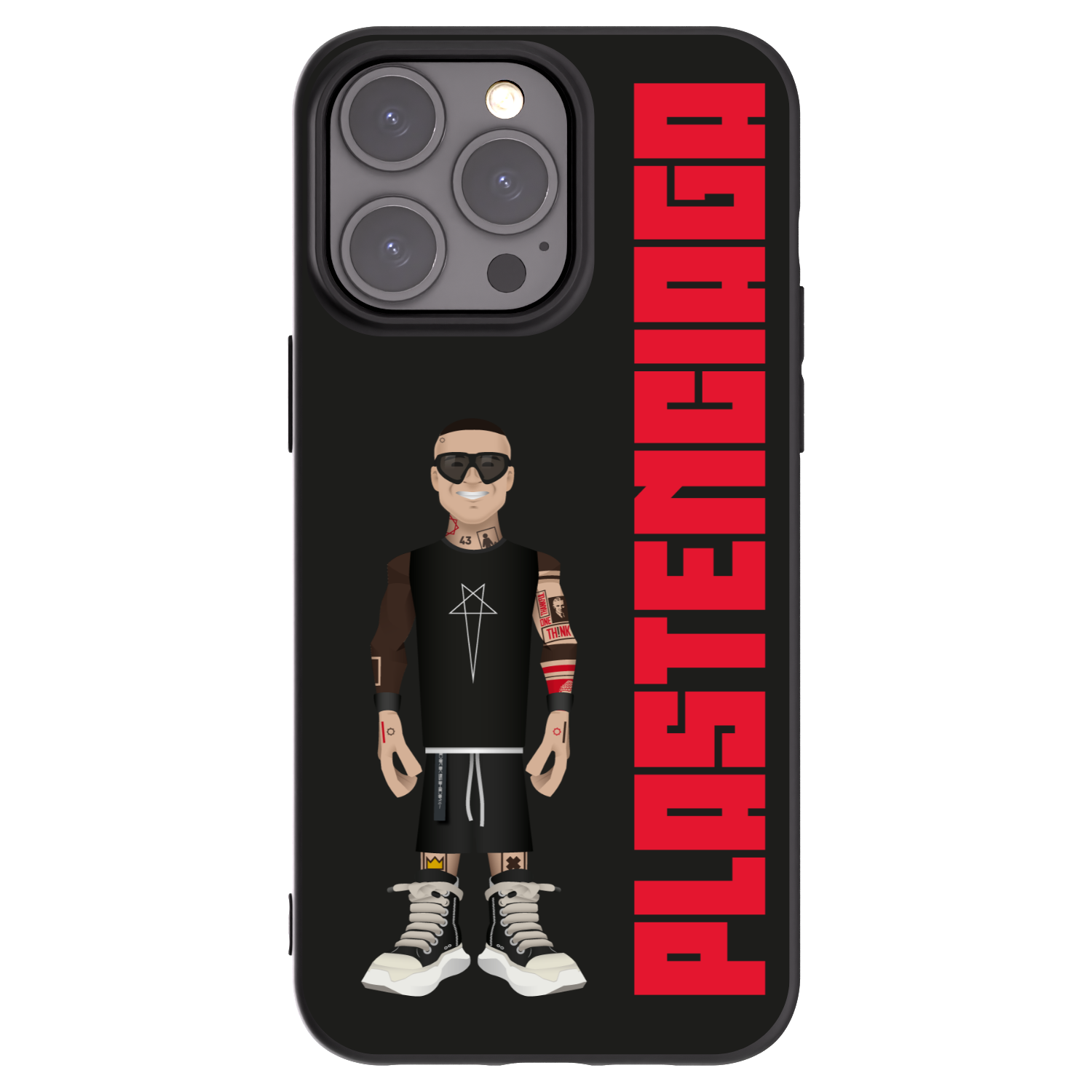 Picasee silikonowe czarne etui na Apple iPhone 15 Pro Max - Tomáš Rajchl