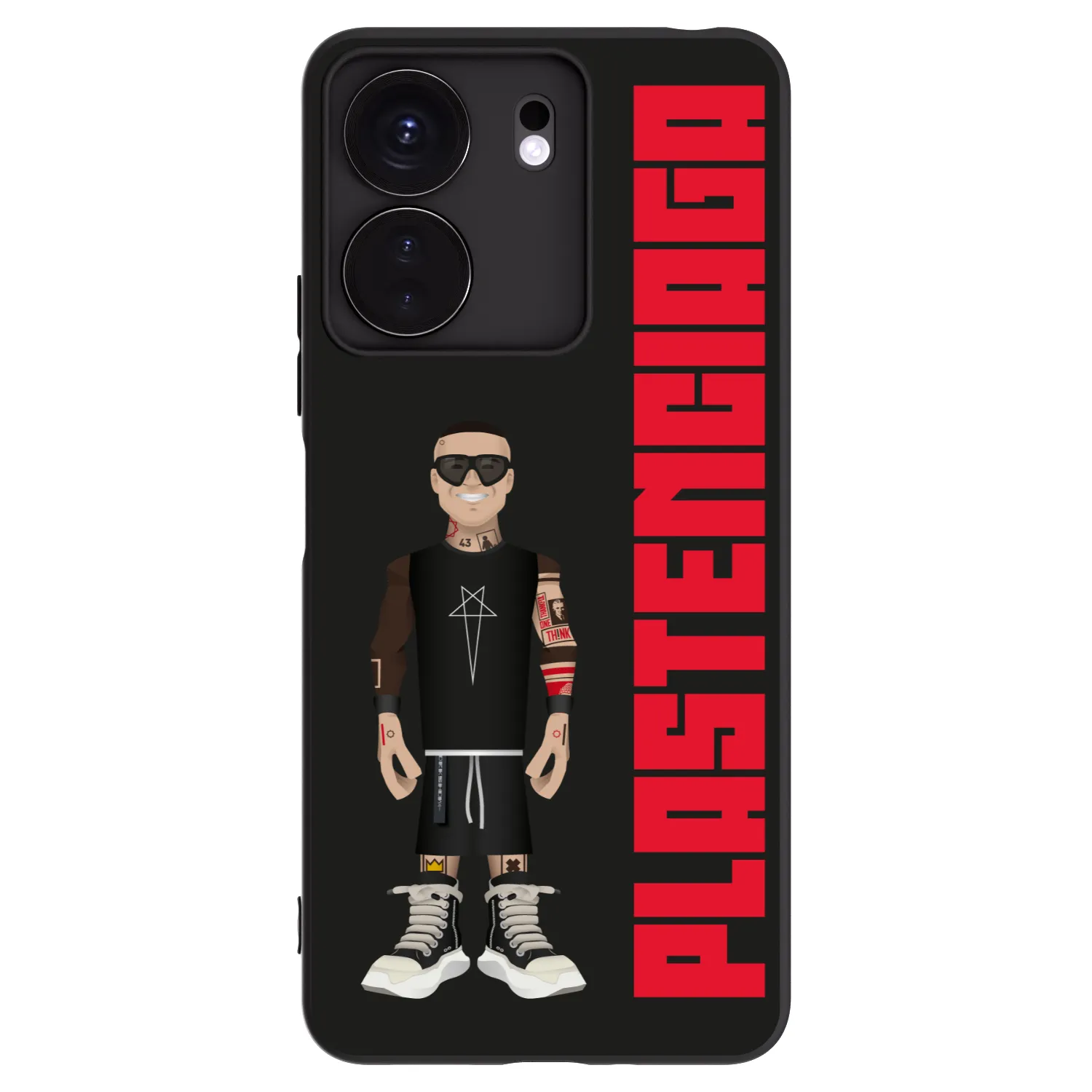 Picasee silikonowe czarne etui na Xiaomi Redmi 13C 4G - Tomáš Rajchl