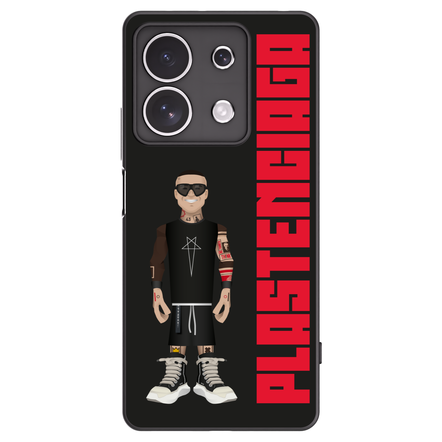 Picasee silikonowe czarne etui na Xiaomi Redmi Note 13 4G - Tomáš Rajchl