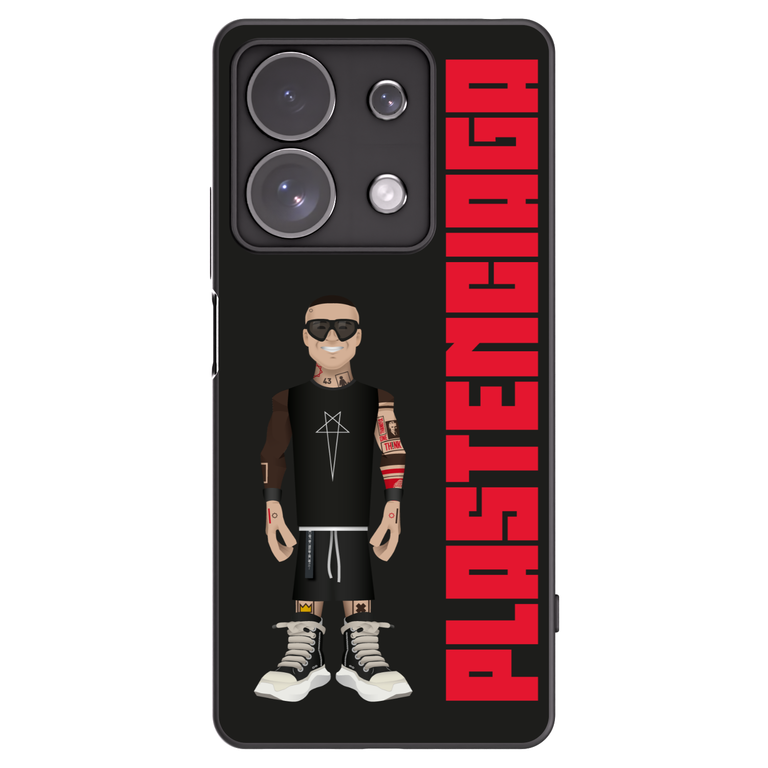 Picasee silikonowe czarne etui na Xiaomi Redmi Note 13 Pro 4G - Tomáš Rajchl