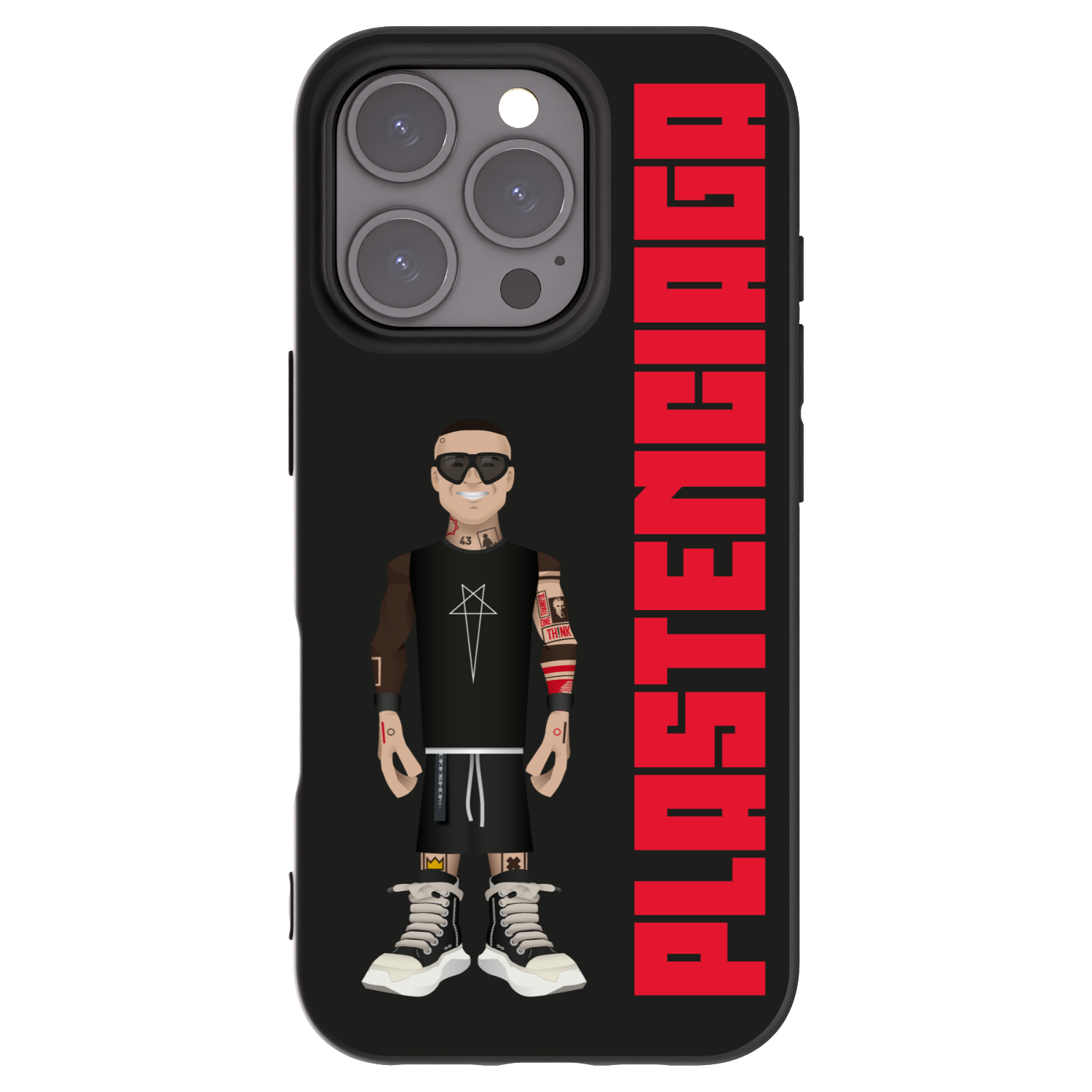 Picasee silikonowe czarne etui na Apple iPhone 16 Pro - Tomáš Rajchl
