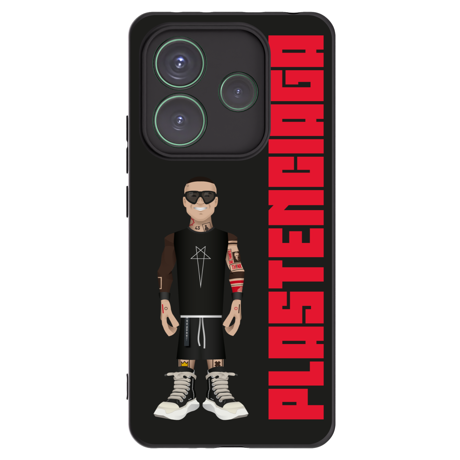 Picasee silikonowe czarne etui na Xiaomi Redmi Note 14 5G - Tomáš Rajchl