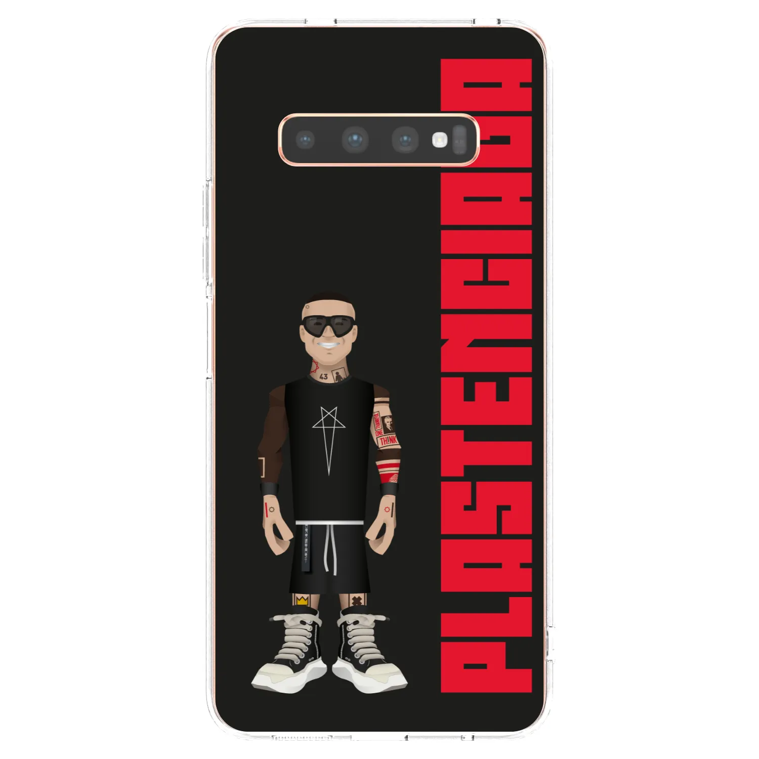 Picasee silikonowe przeźroczyste etui na Samsung Galaxy S10 Plus G975 - Tomáš Rajchl