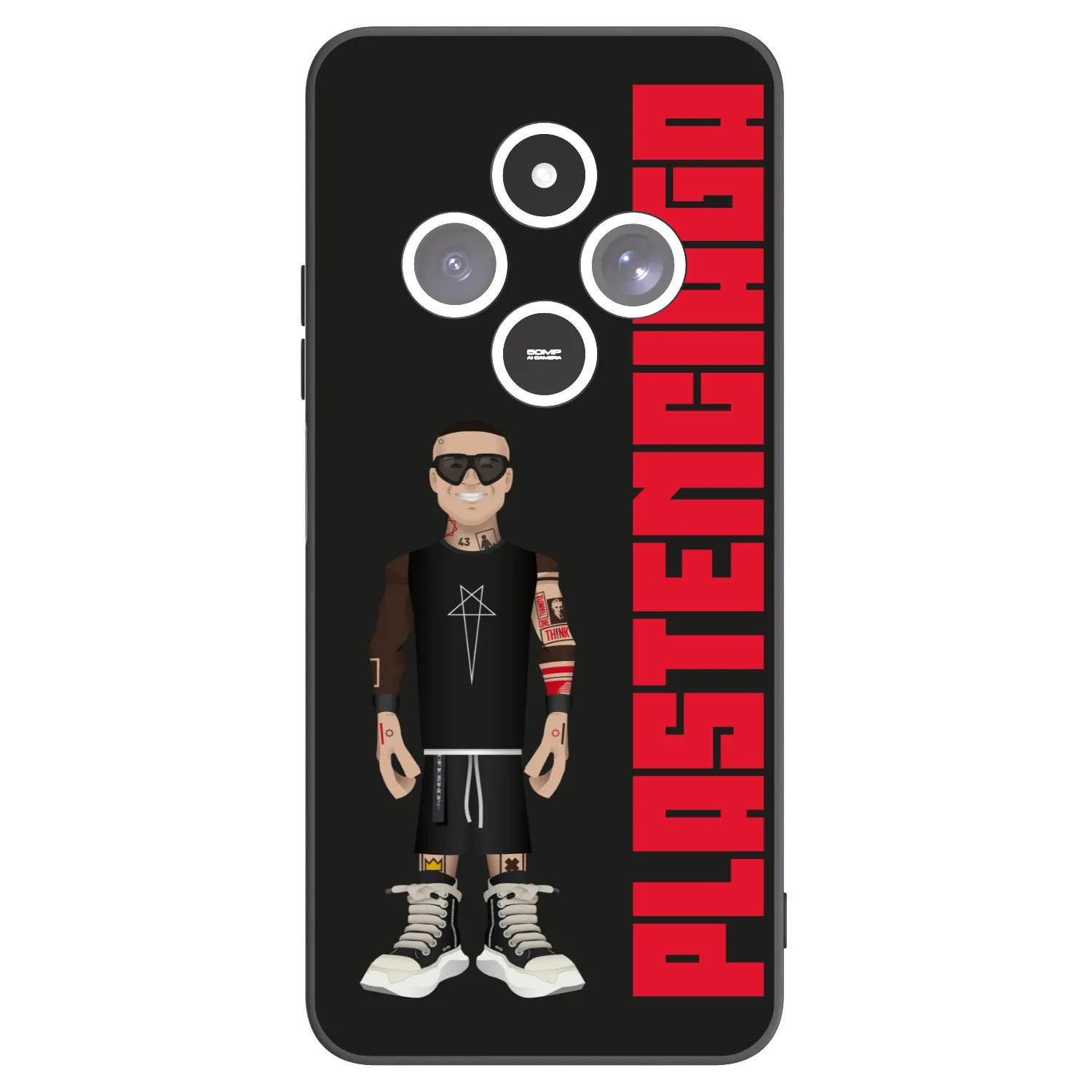 Picasee silikonowe czarne etui na Xiaomi Redmi 14C - Tomáš Rajchl