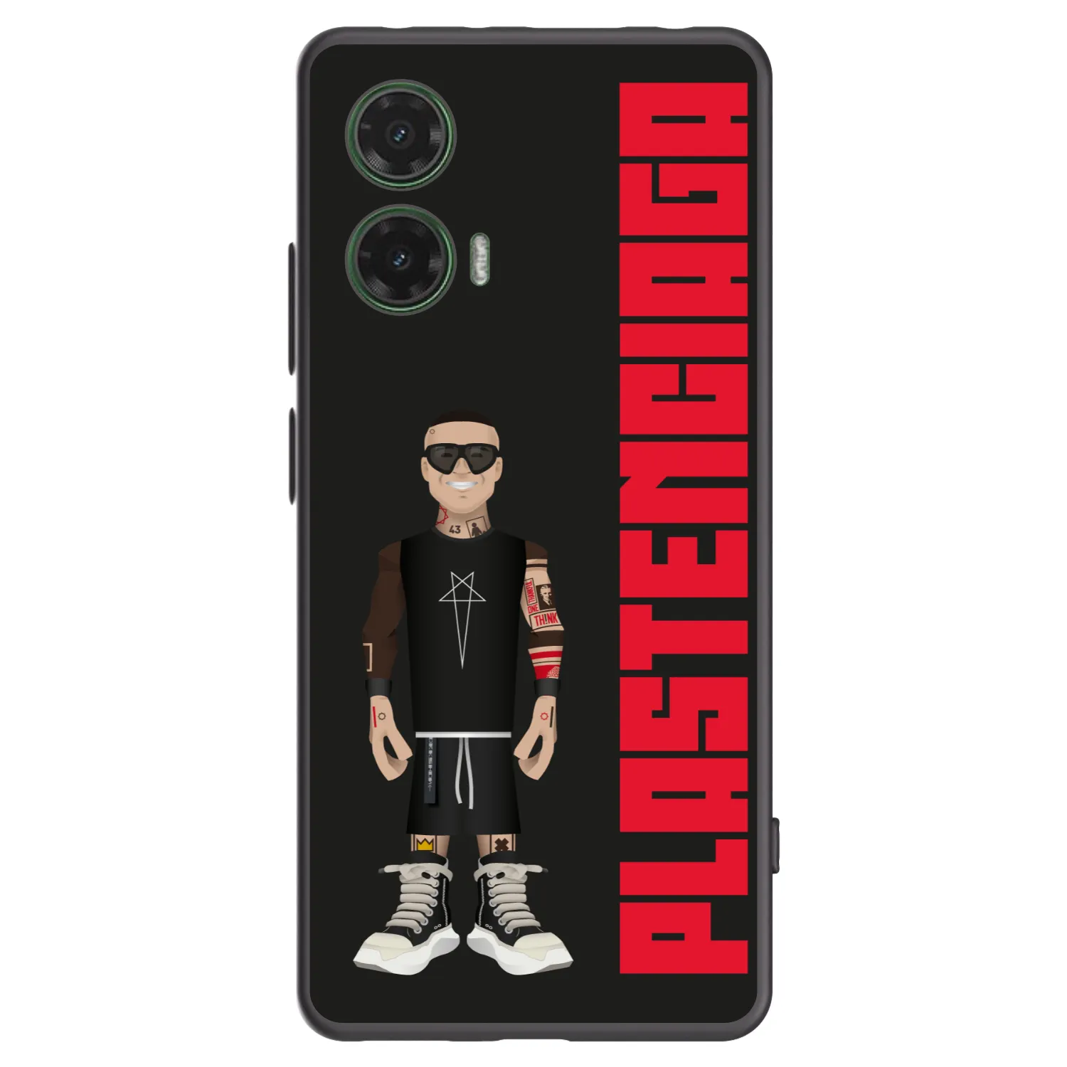 Picasee silikonowe czarne etui na Motorola Moto G35 5G - Tomáš Rajchl
