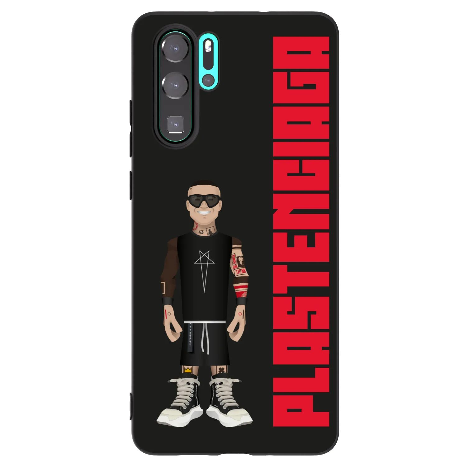 Picasee silikonowe czarne etui na Huawei P30 Pro - Tomáš Rajchl