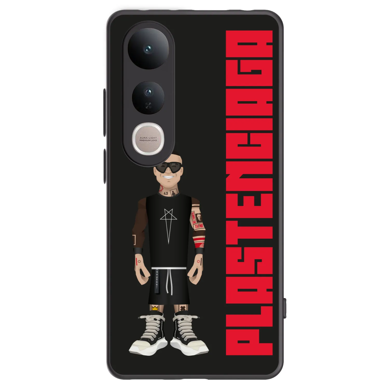 Picasee silikonowe czarne etui na Vivo V50 Lite 5G - Tomáš Rajchl