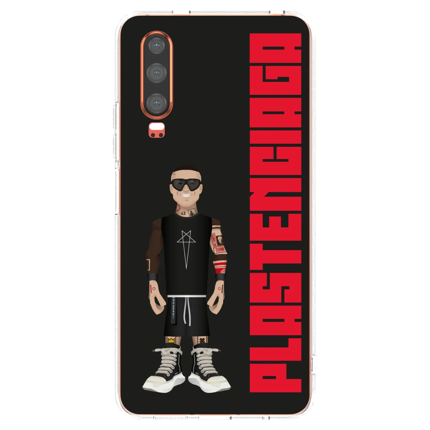 Picasee silikonowe przeźroczyste etui na Huawei P30 - Tomáš Rajchl