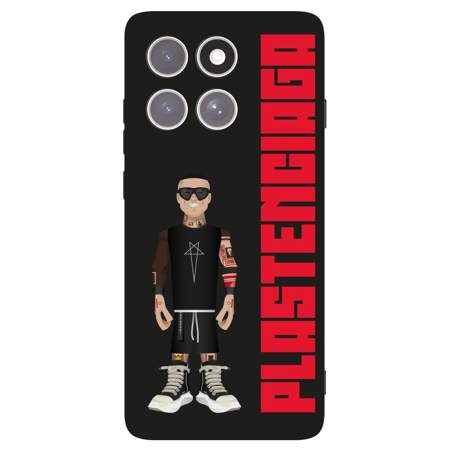 Picasee silikonowe czarne etui na Motorola Edge 60 Pro - Tomáš Rajchl