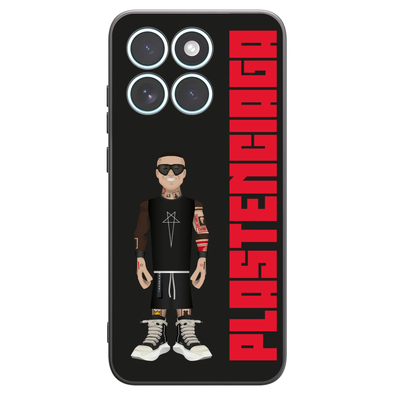 Picasee silikonowe czarne etui na Motorola Edge 70 Fusion - Tomáš Rajchl