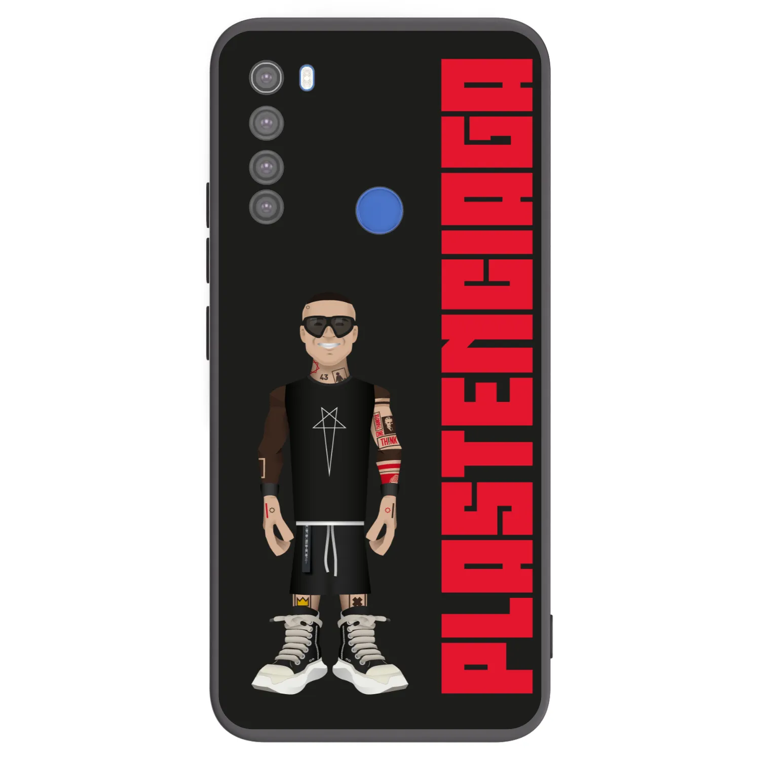 Picasee silikonowe czarne etui na Xiaomi Redmi Note 8T - Tomáš Rajchl