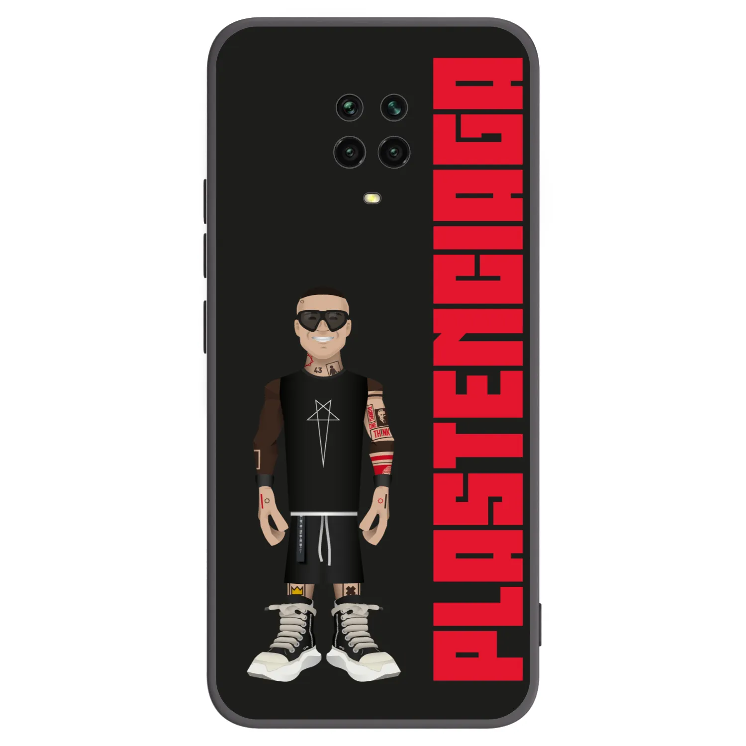 Picasee silikonowe czarne etui na Xiaomi Redmi Note 9 Pro - Tomáš Rajchl