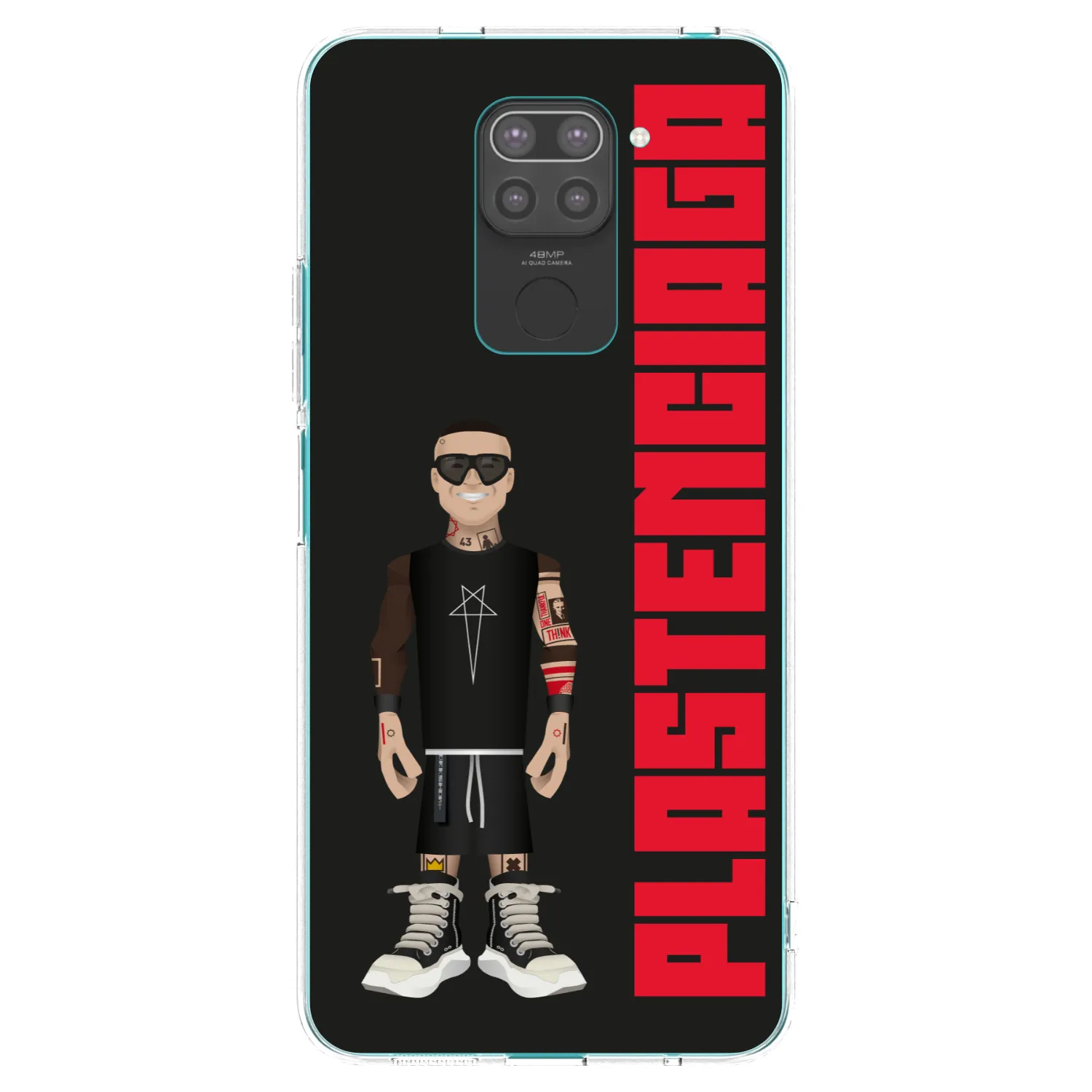 Picasee silikonowe czarne etui na Xiaomi Redmi Note 9 - Tomáš Rajchl
