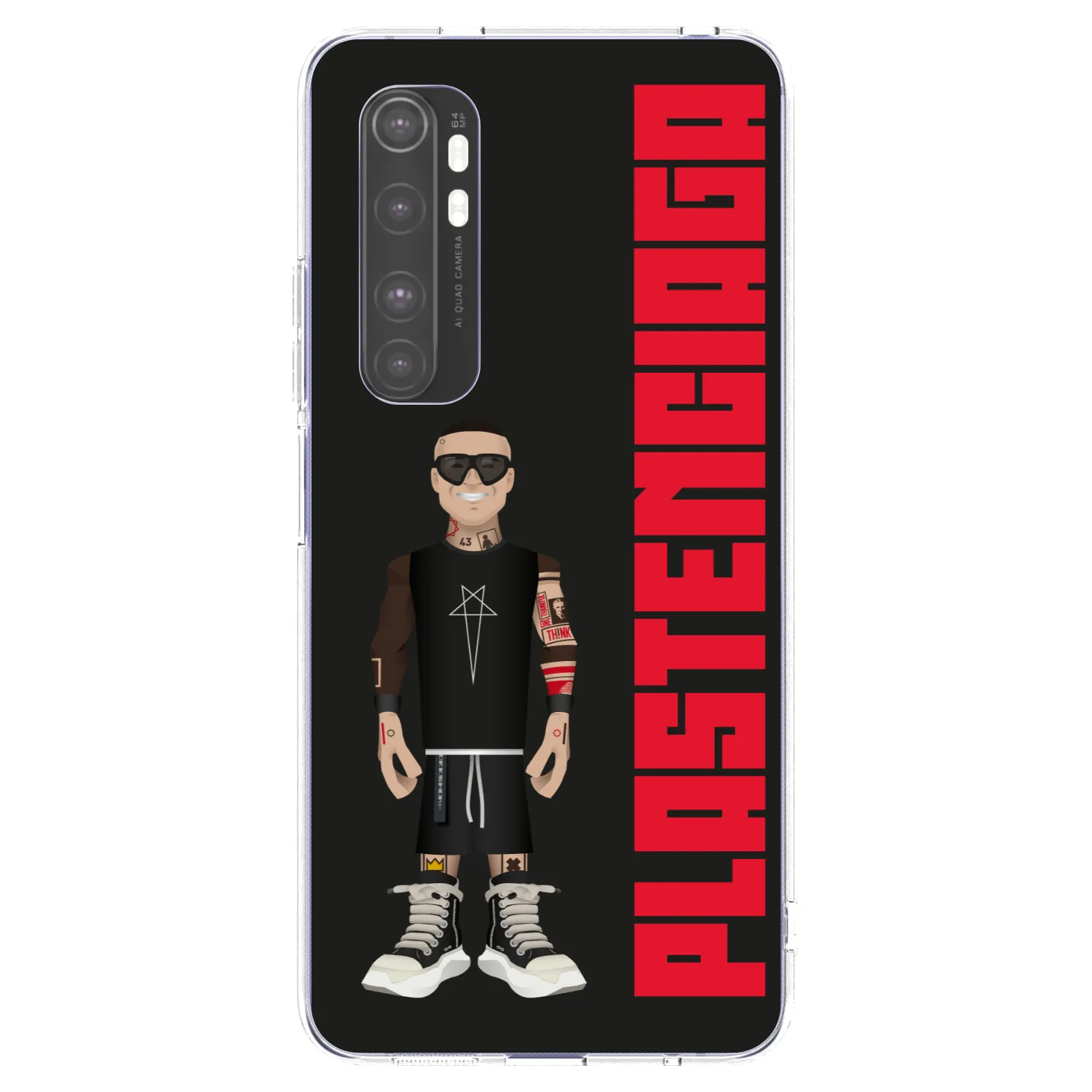 Picasee silikonowe przeźroczyste etui na Xiaomi Mi Note 10 Lite - Tomáš Rajchl