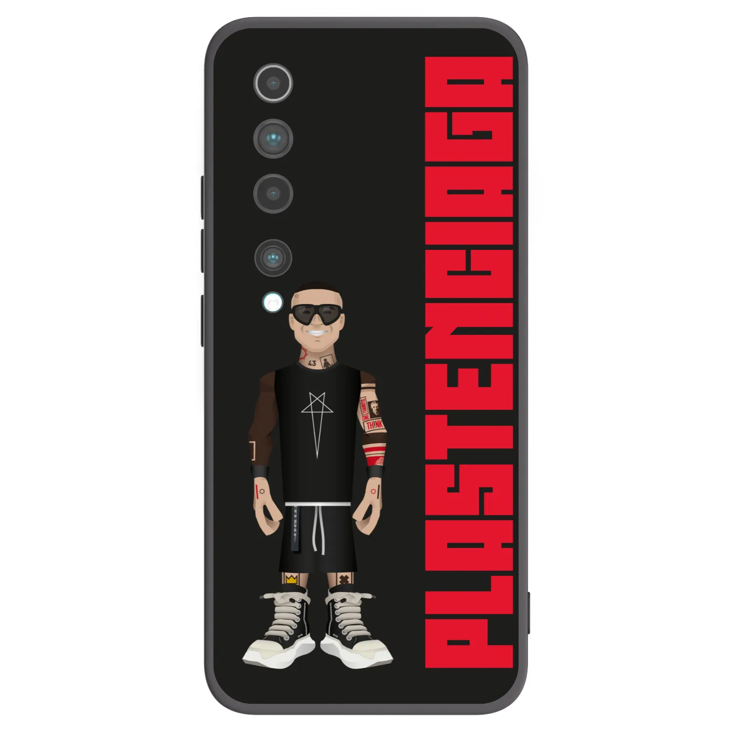 Picasee silikonowe czarne etui na Xiaomi Mi 10 - Tomáš Rajchl
