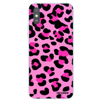 Picasee silikonowe przeźroczyste etui na Xiaomi Redmi 9A - Pink Tiger