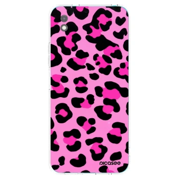 Picasee silikonowe czarne etui na Xiaomi Redmi 9A - Pink Tiger