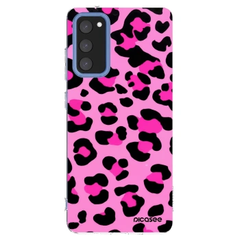 Picasee silikonowe przeźroczyste etui na Samsung Galaxy S20 FE - Pink Tiger