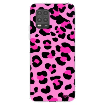 Picasee silikonowe przeźroczyste etui na Xiaomi Mi 10 Lite - Pink Tiger