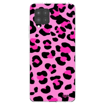 Picasee silikonowe przeźroczyste etui na Samsung Galaxy A42 A426B - Pink Tiger