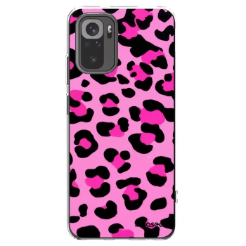 Picasee silikonowe przeźroczyste etui na Xiaomi Redmi Note 10S - Pink Tiger